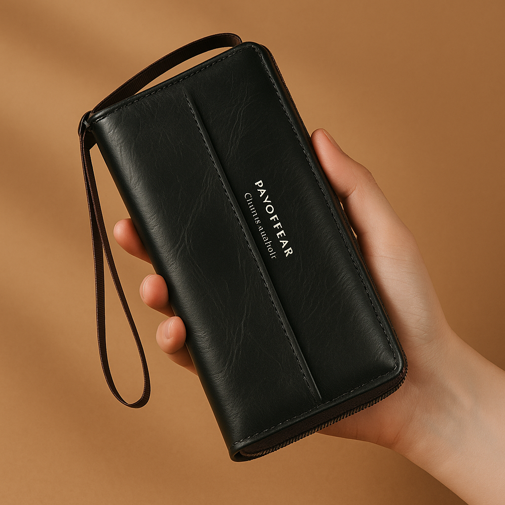Briony | Multi-Functional PU Leather Zipper Clutch
