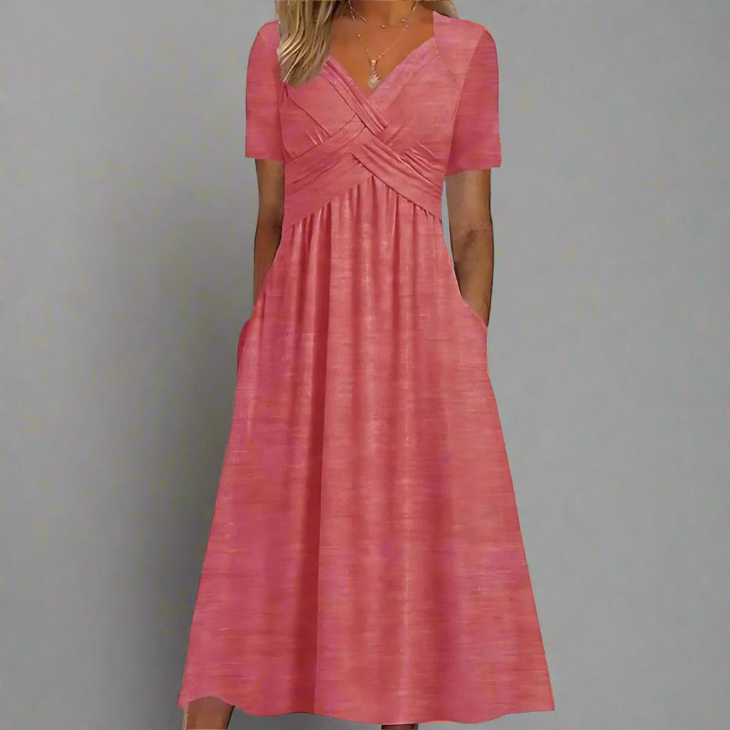 Elsbeth | Figure-Hugging Midi Dress for Elegant Occasions