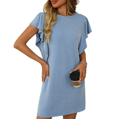 Ursula – Ruffle Sleeve Shift Dress