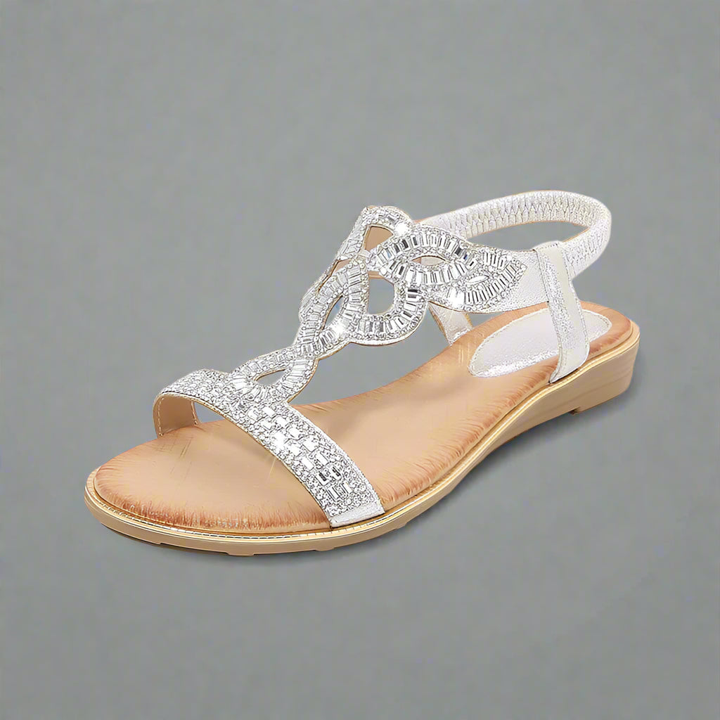 Vally | Handcrafted Golden Sandal with Comfortable Fit