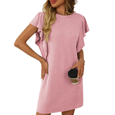 Ursula – Ruffle Sleeve Shift Dress