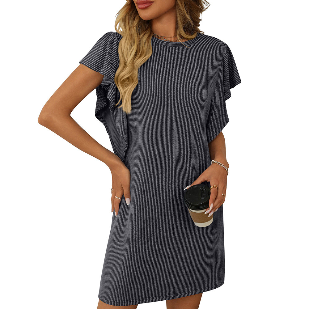 Ursula – Ruffle Sleeve Shift Dress