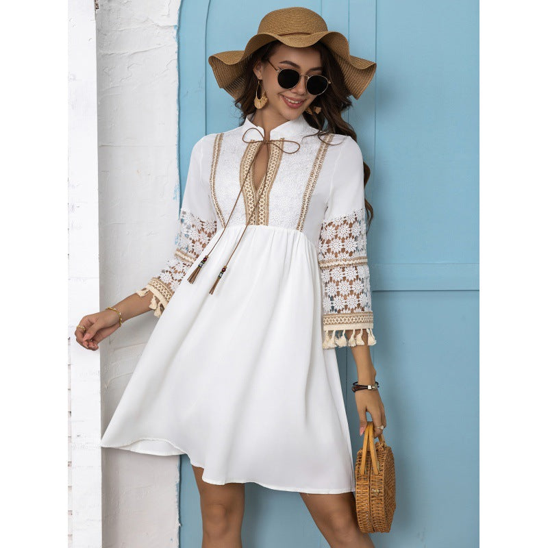 Velissa - Women's Boho Midi Dress