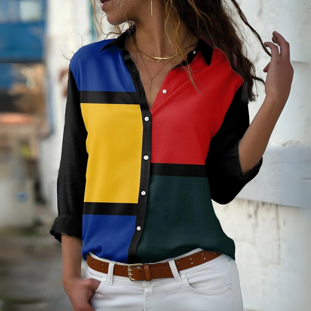 GEERTJE I FASHIONABLE PRINTED BLOUSE