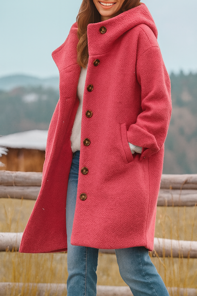 Kaia - Stylish Casual Hooded Coat