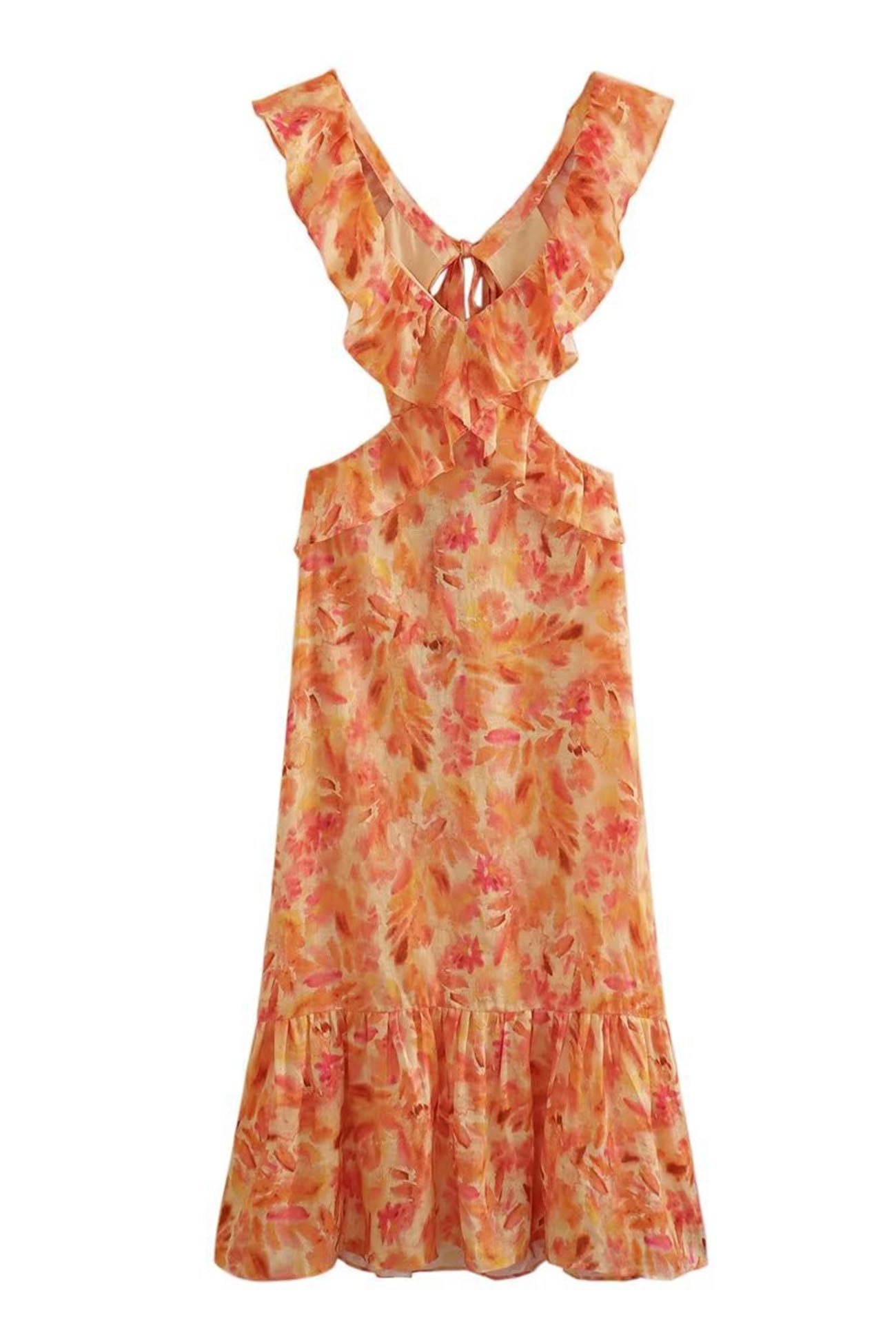 Ariella | Floral Ruffle Dress