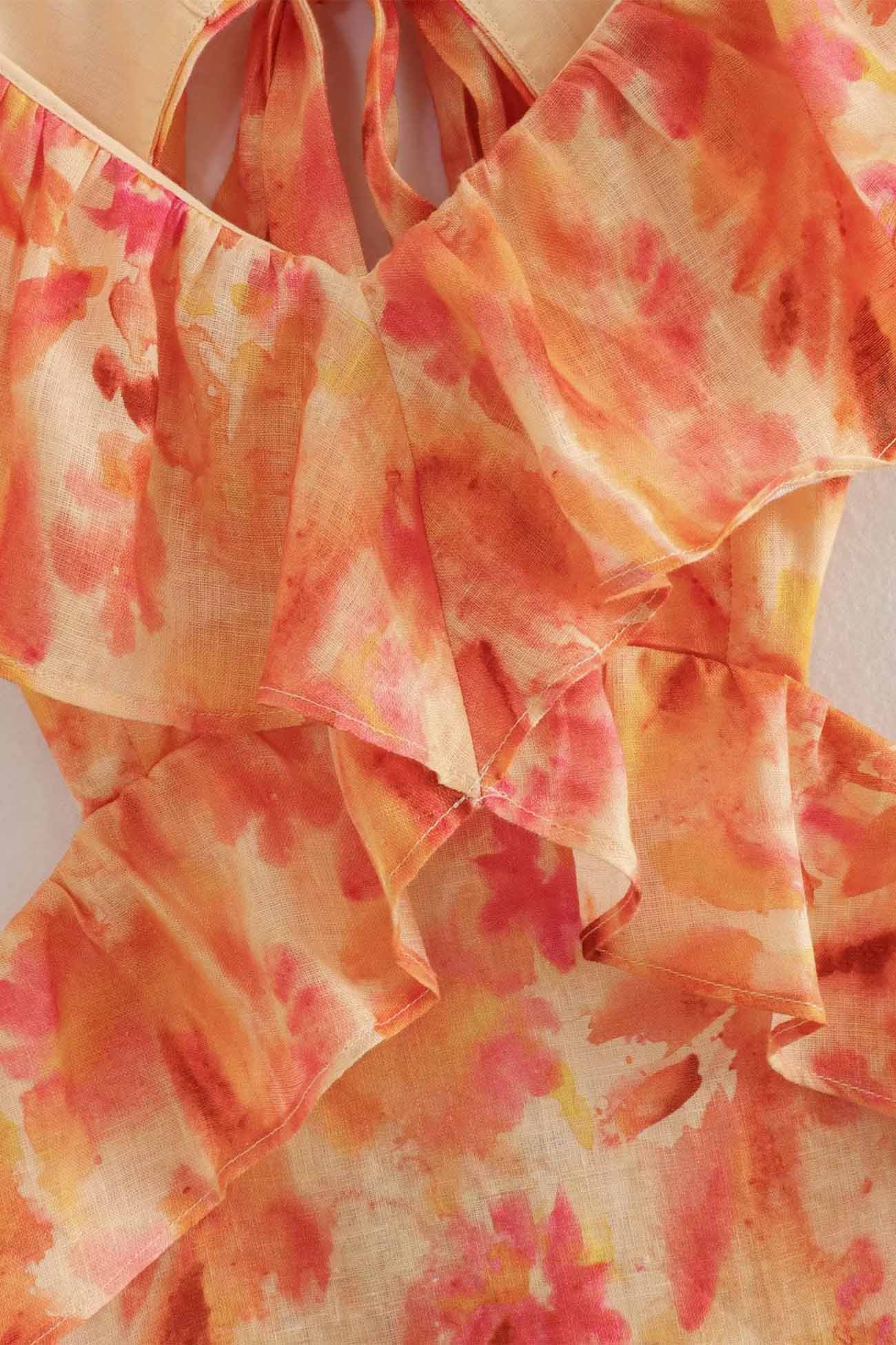 Ariella | Floral Ruffle Dress