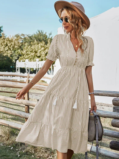 Bernice | Classic Striped Dress