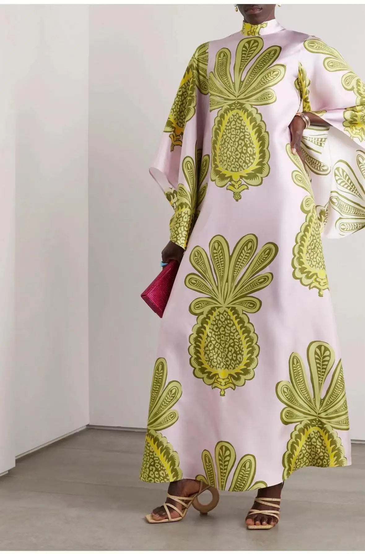 Sculpted Elegance™ Floral Maxi Dress