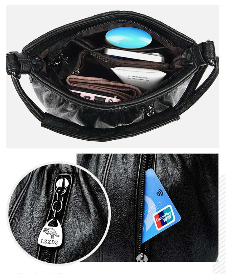 Contemporary Multi-Layer Handbag