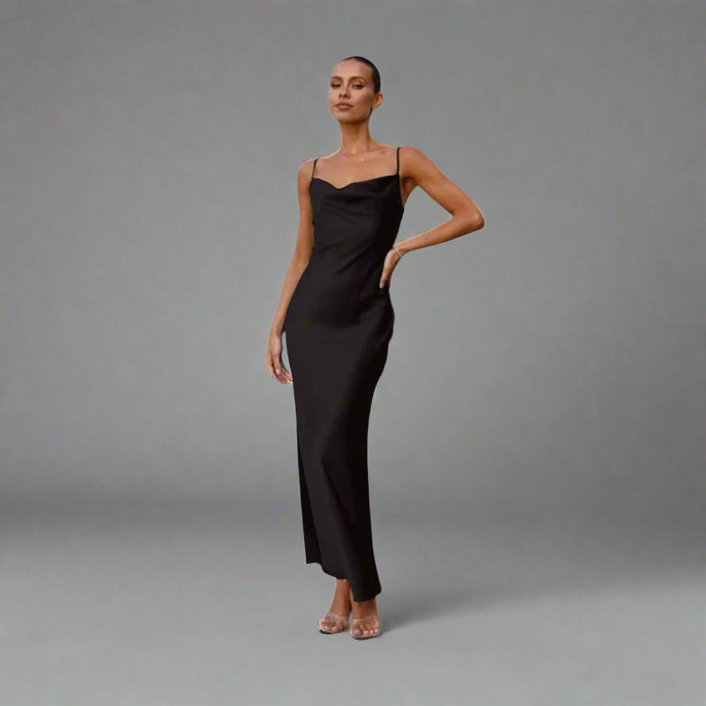 Claudia | Sophisticated Satin Dress for Unforgettable Occasions