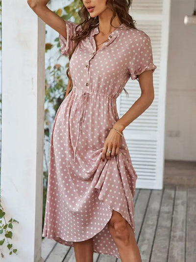 Dotarie™ Polka Midi Shirt Dress