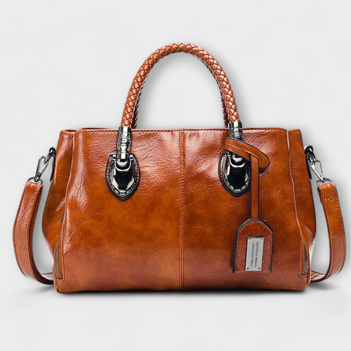 Elegant Leather Duffel Bag