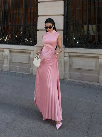 Ellison - Classy Draped Maxi Dress