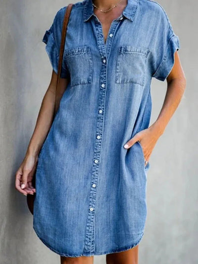 Jessa | Timeless Denim Dress
