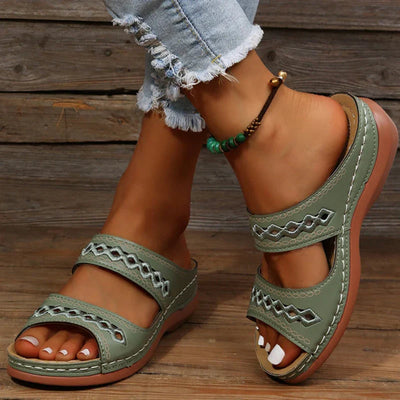 Courtney™ | Stylish Double-Strap Sandals