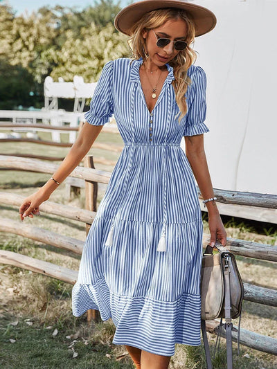 Bernice | Classic Striped Dress