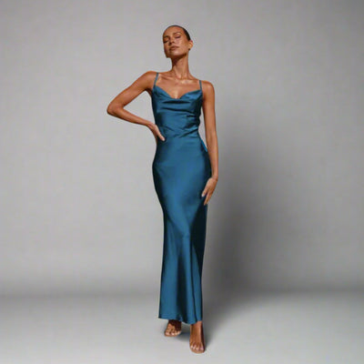 Claudia | Sophisticated Satin Dress for Unforgettable Occasions