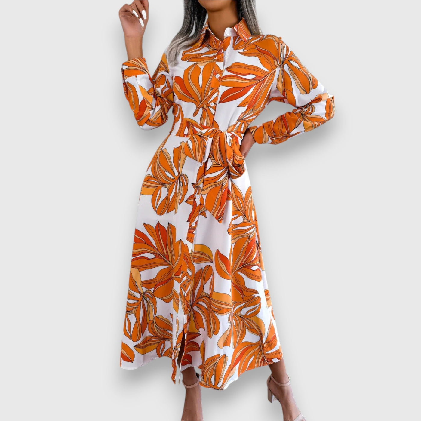 Elora – Flowing Shirt Dress
