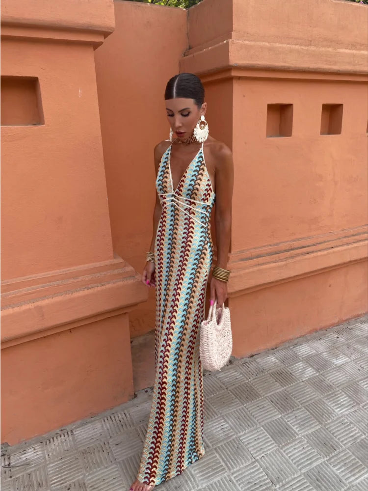 Dilara | Backless Maxi Dress