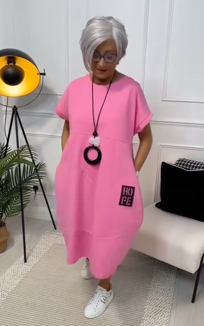 Zuzanna | Airy Summer Dress with Round Neck