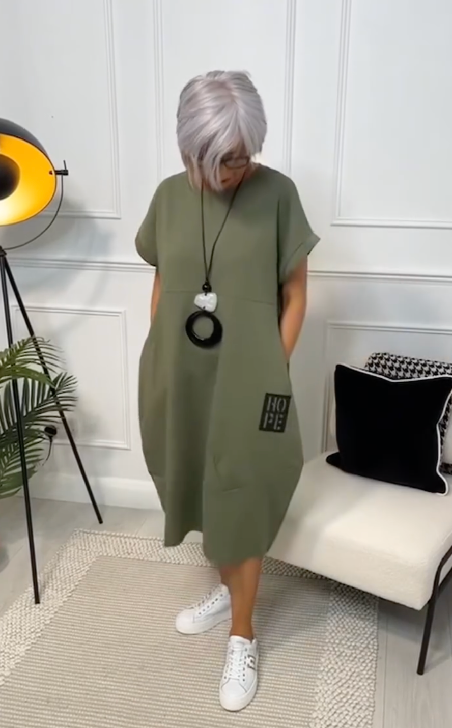 Zuzanna | Airy Summer Dress with Round Neck