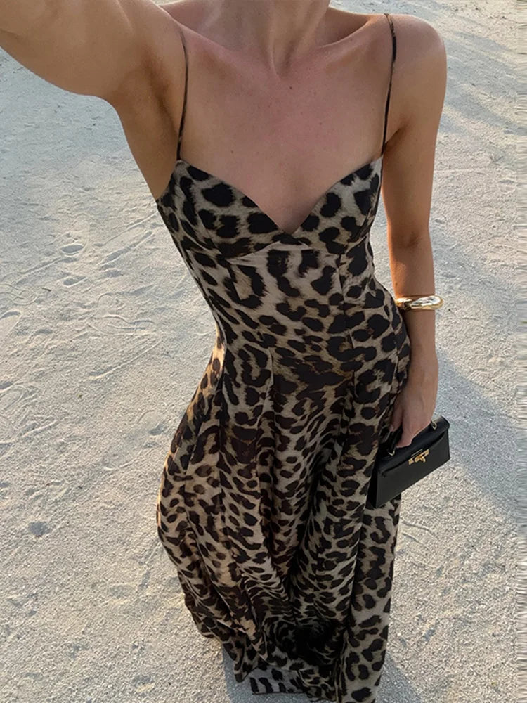 Antonella - Leopard Maxi Dress