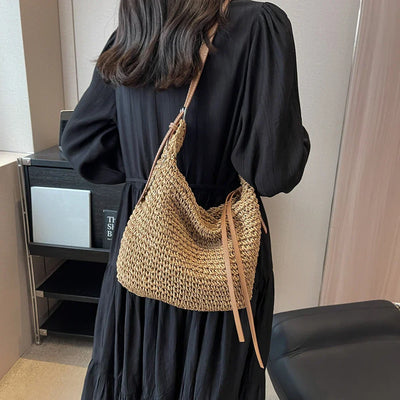 Arnljot | Structured Shoulder Bag in Woven Style