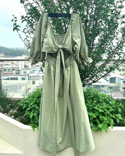 Ophelia - Sleeve Midi Dress