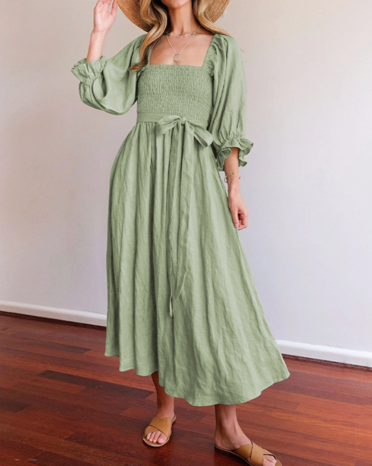 Ophelia - Sleeve Midi Dress
