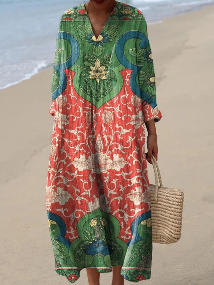 Mallory™ | Summer Breeze Printed Dress