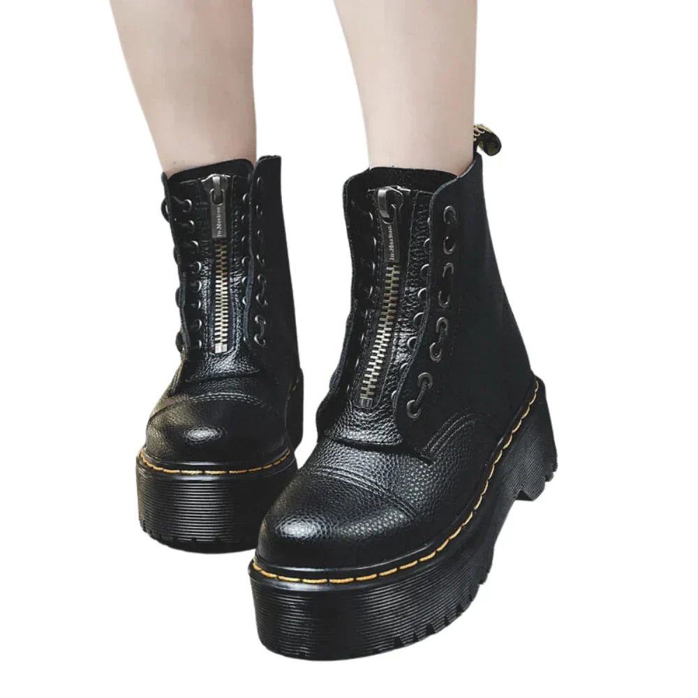 Daisy | Elegant Zip-Up Boots