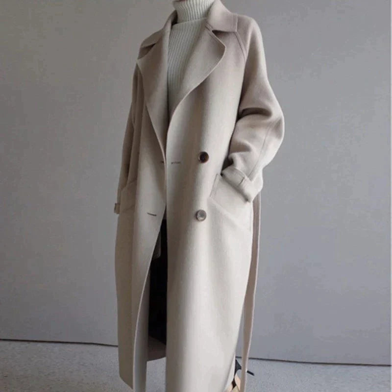 Sarah™ - Longline Wool Coat