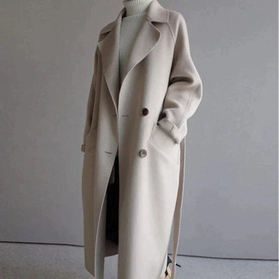 Sarah™ - Longline Wool Coat
