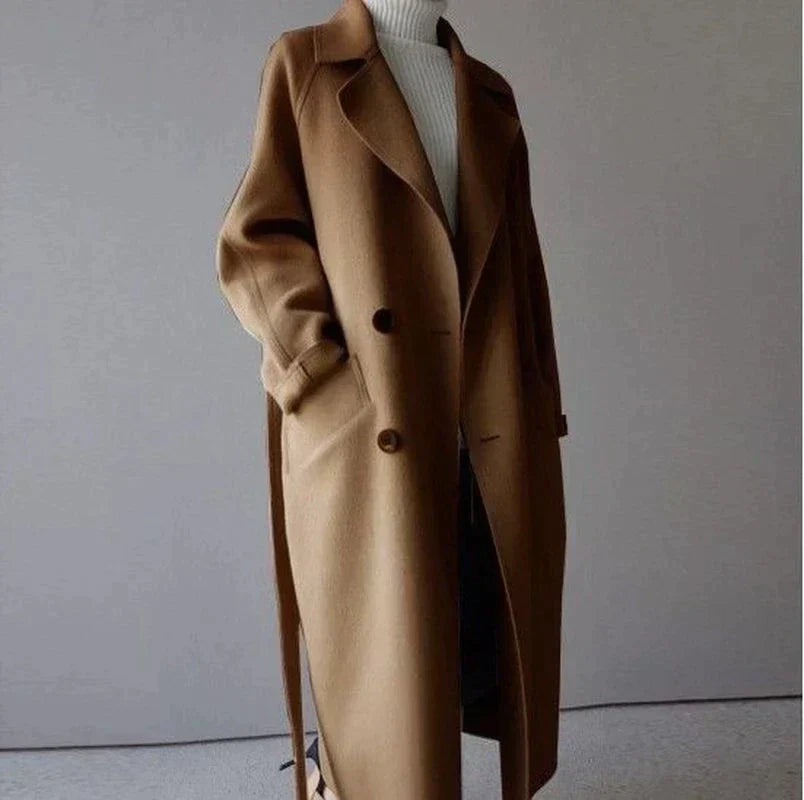 Sarah™ - Longline Wool Coat