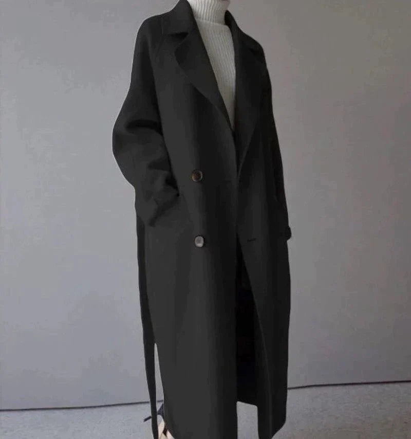 Sarah™ - Longline Wool Coat