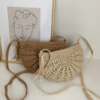 Eirinora | Crocheted Shoulder Bag in Bohemian Style