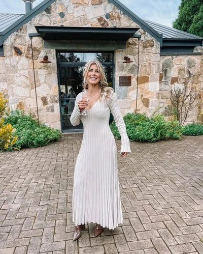 Sara - New Knitted Midi Dress