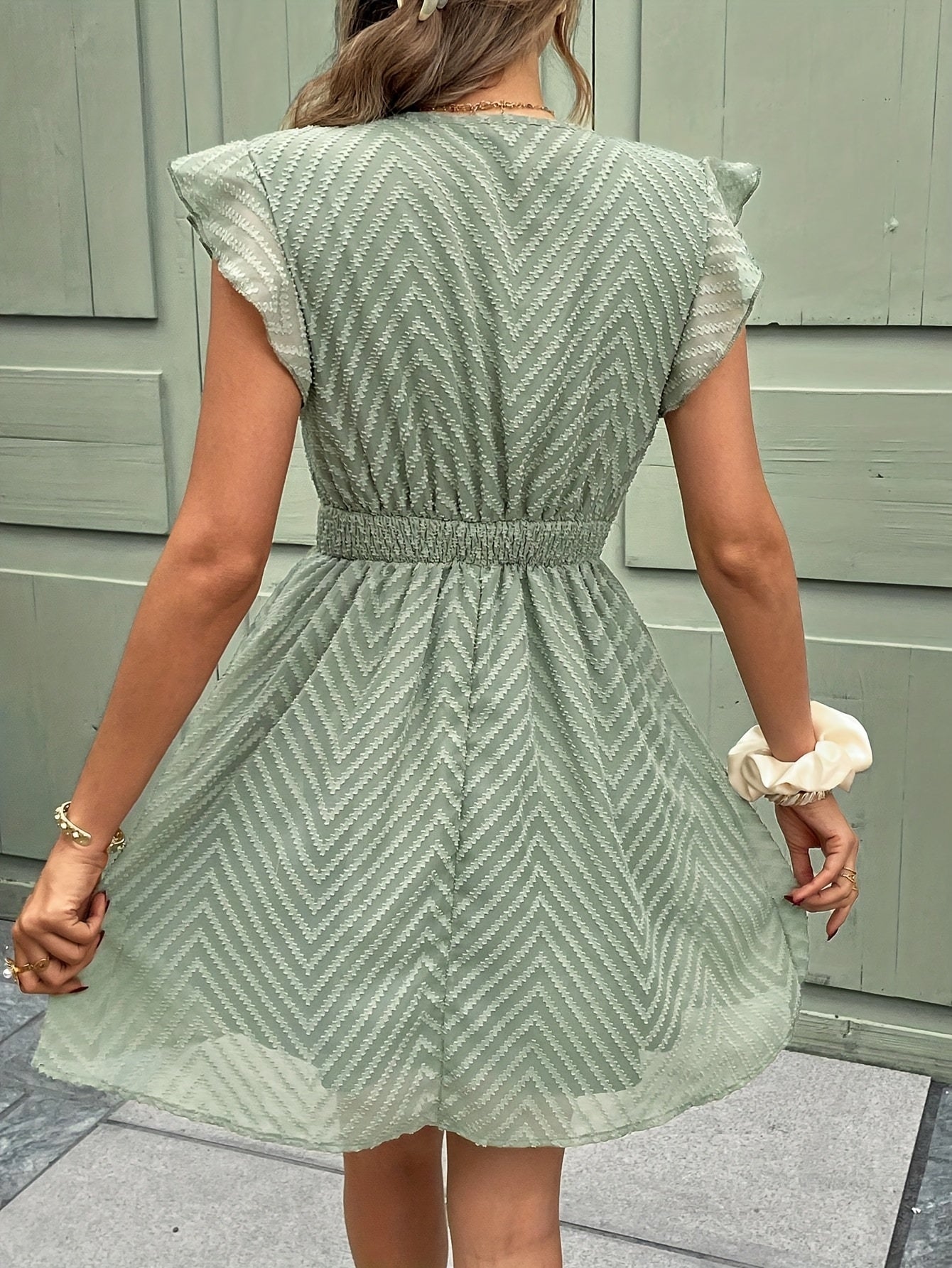 Shirley - Summer Sleeveless Dress With V- Neck