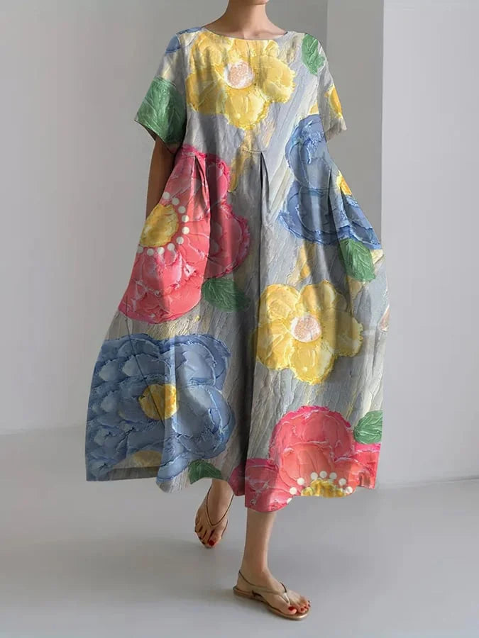 Niamh - Women’s Boho Loose Floral Dress