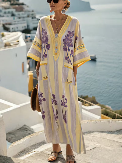 Bohemian Linen Dress
