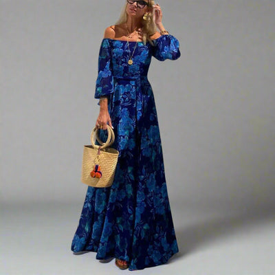 Annemarie | Elegant Floral Maxi Dress for Ultimate Comfort