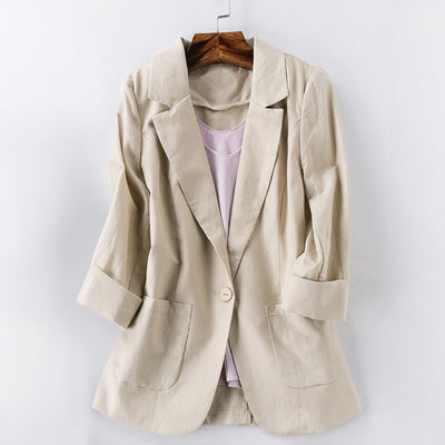 DELMARA I TRENDY LINEN BLAZER