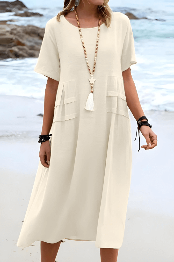Aria™ Summer Linen Dress
