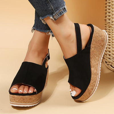 Savanna Slingback Wedge Sandals