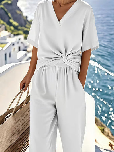 Elegant Linen Co-Ord Set