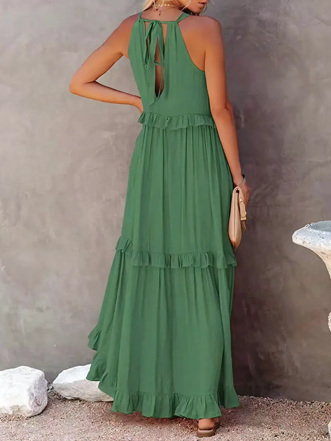 Mabel - Ruffle Breeze Maxi Dress