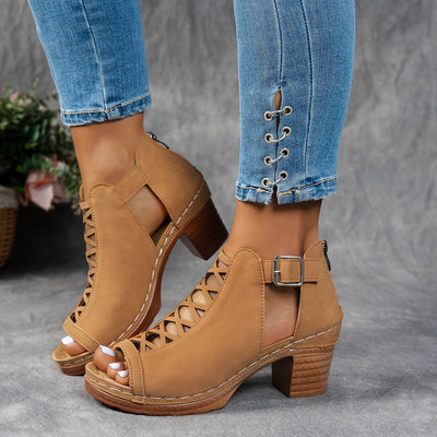 Nessa™ Lattice-Heel Sandals