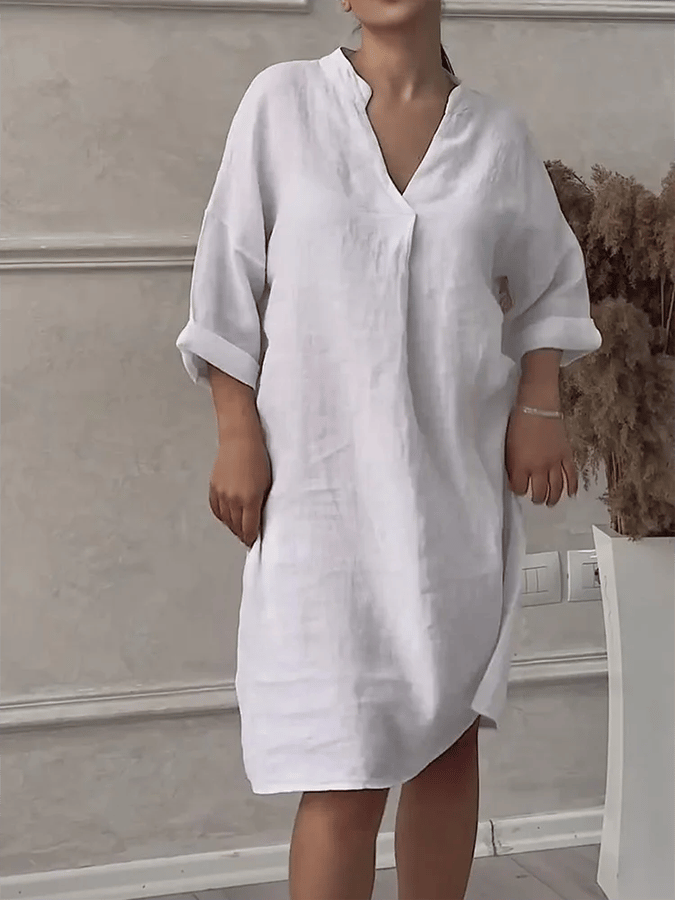 Aeris™ - Effortless V-Neck Dress