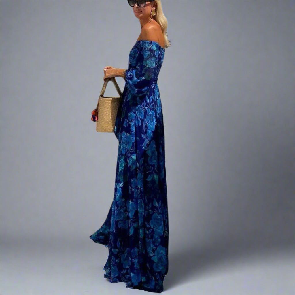Annemarie | Elegant Floral Maxi Dress for Ultimate Comfort